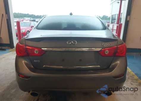 2014 Infiniti Q50 Sport из США, поврежденный, VIN JN1BV7AR7EM696486